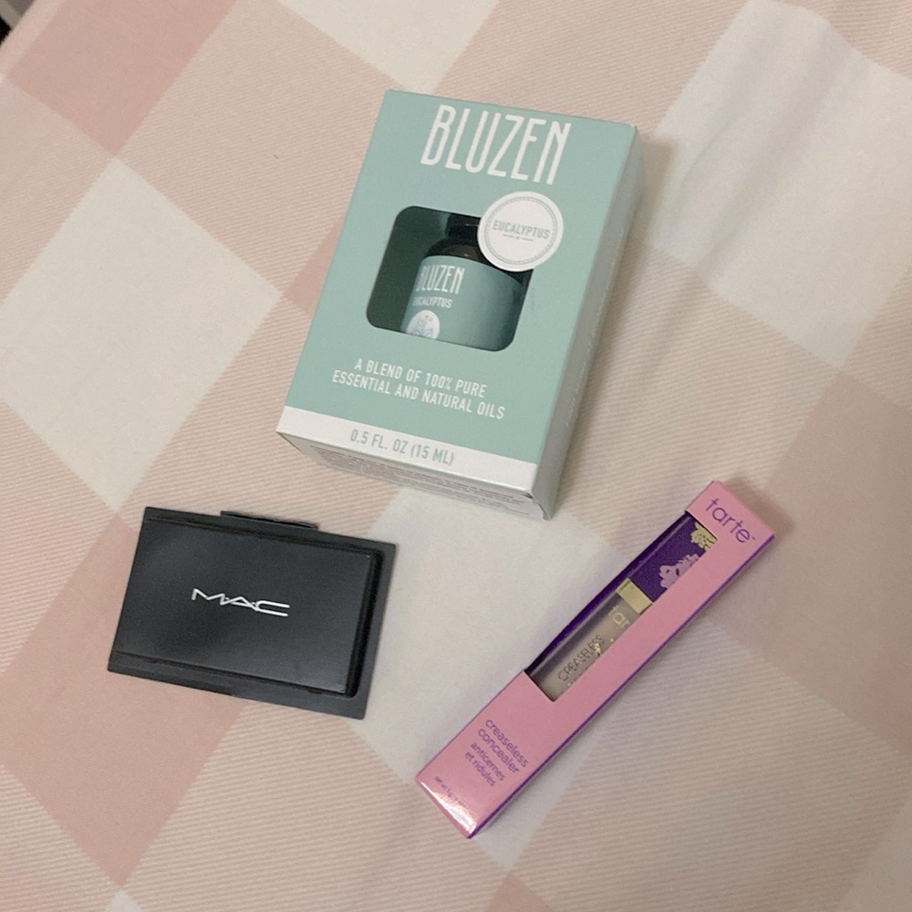 Beauty Mini’s Bundle - tarte concealer, Mac powder foundation, eucalyptus oil